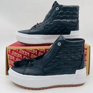 Vans SK8-Hi Stacked Emboss Check Black / True White